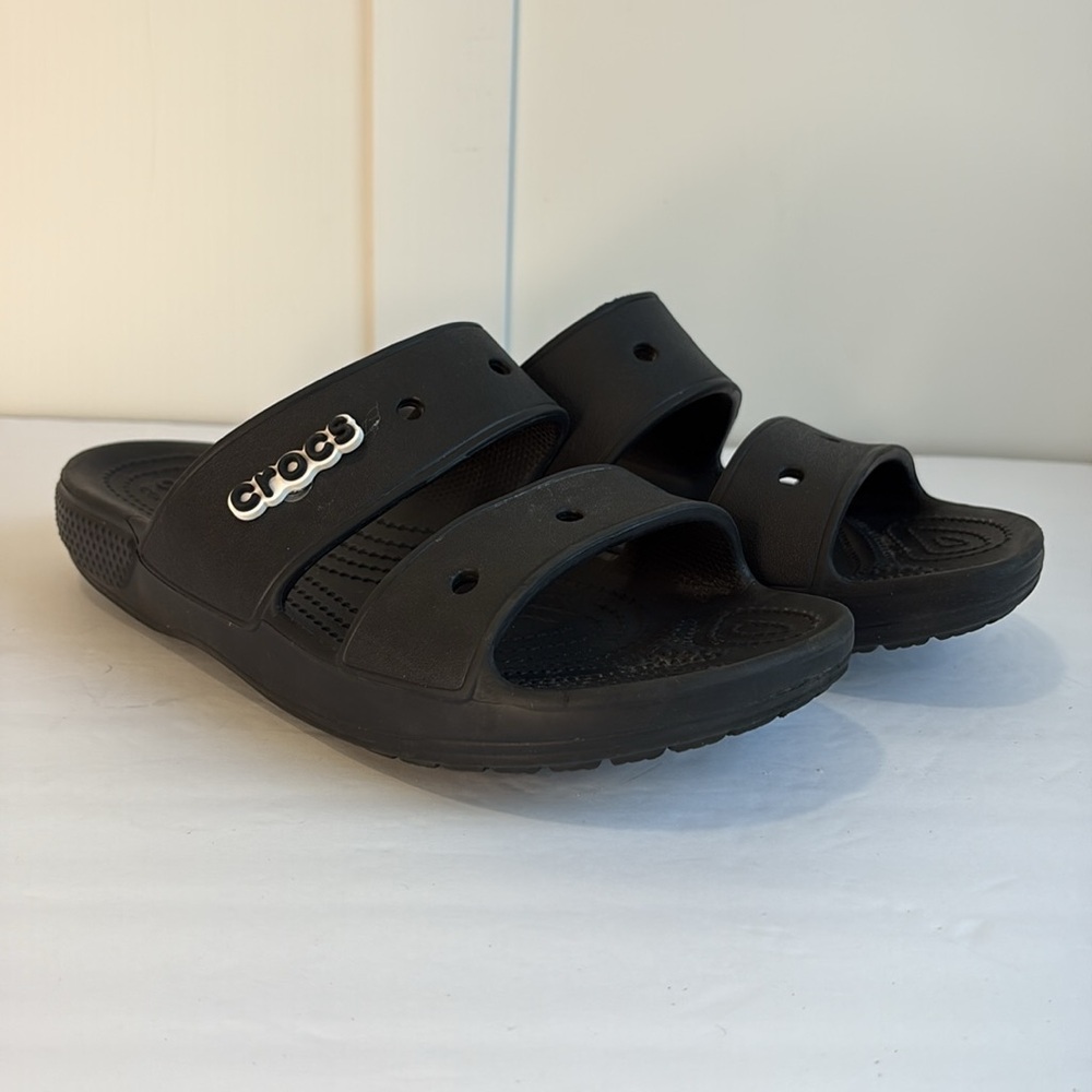 Crocs Two Strap Black Unisex Sandal
